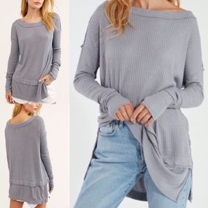 Free People North Shore Thermal Tunic Top